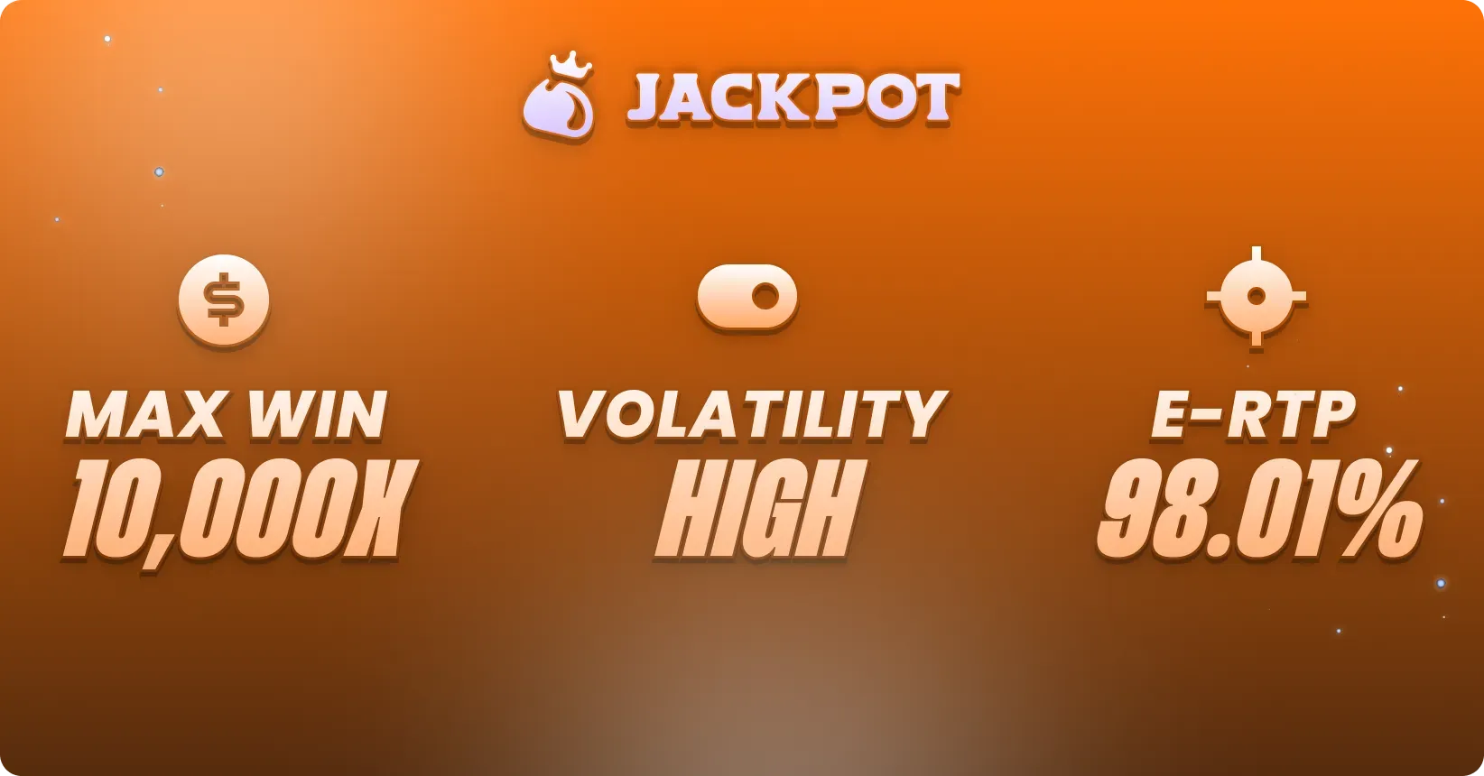 Game volatility, max win RTP