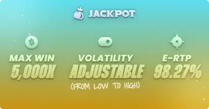 Game volatility, max win RTP