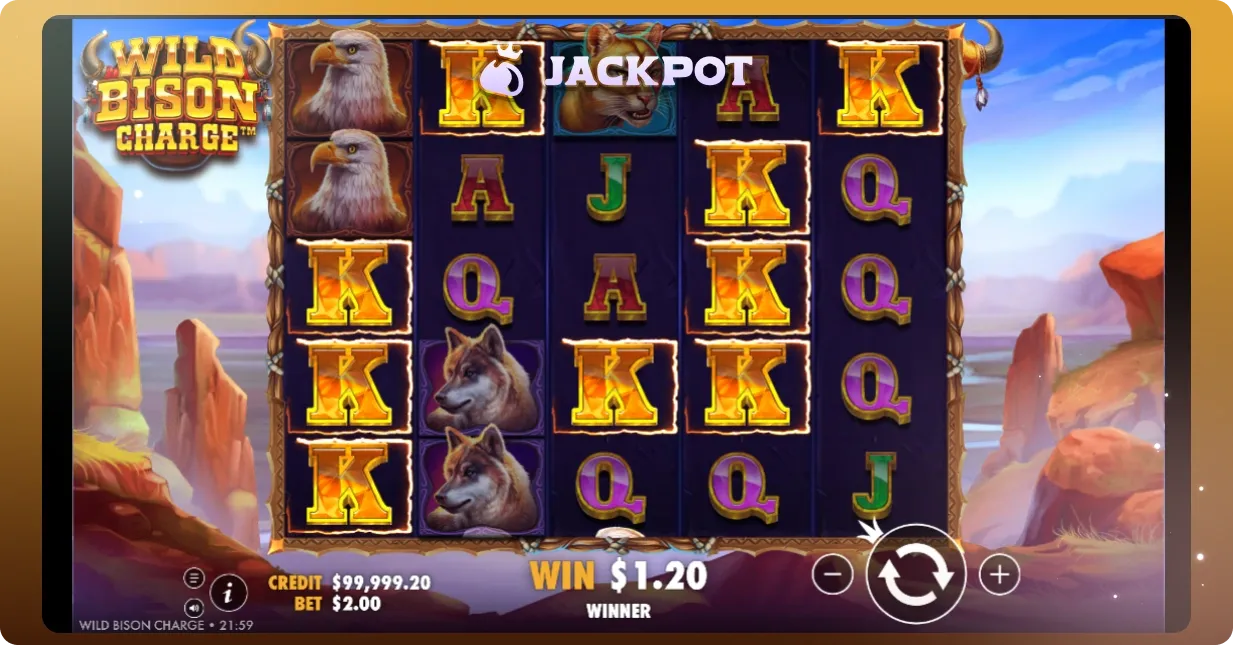 Wild Bison Charge key features