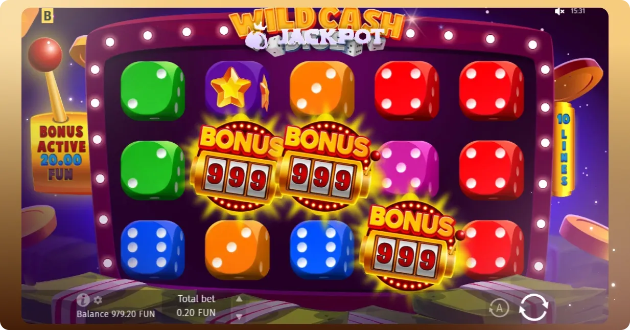 Wild Cash Dice key features