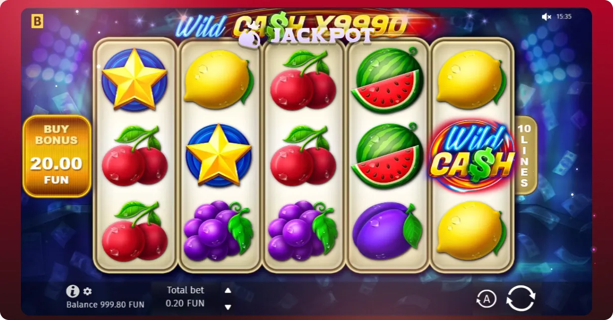 Wild Cash x9990 key features