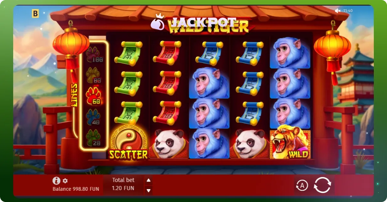 Wild Tiger key features