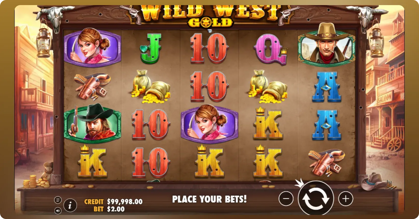 Wild West Gold key features