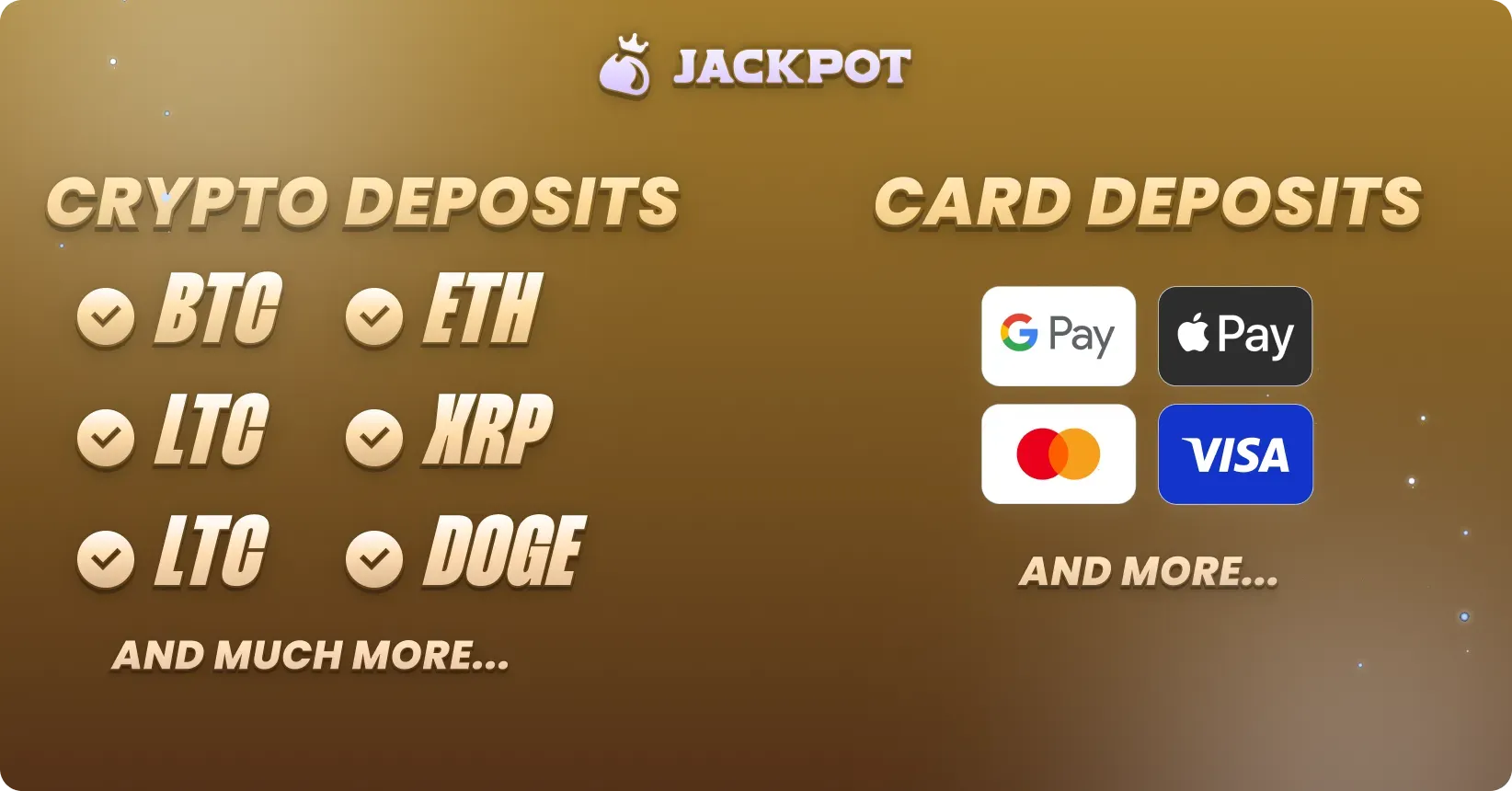 Wild West Gold payment methods