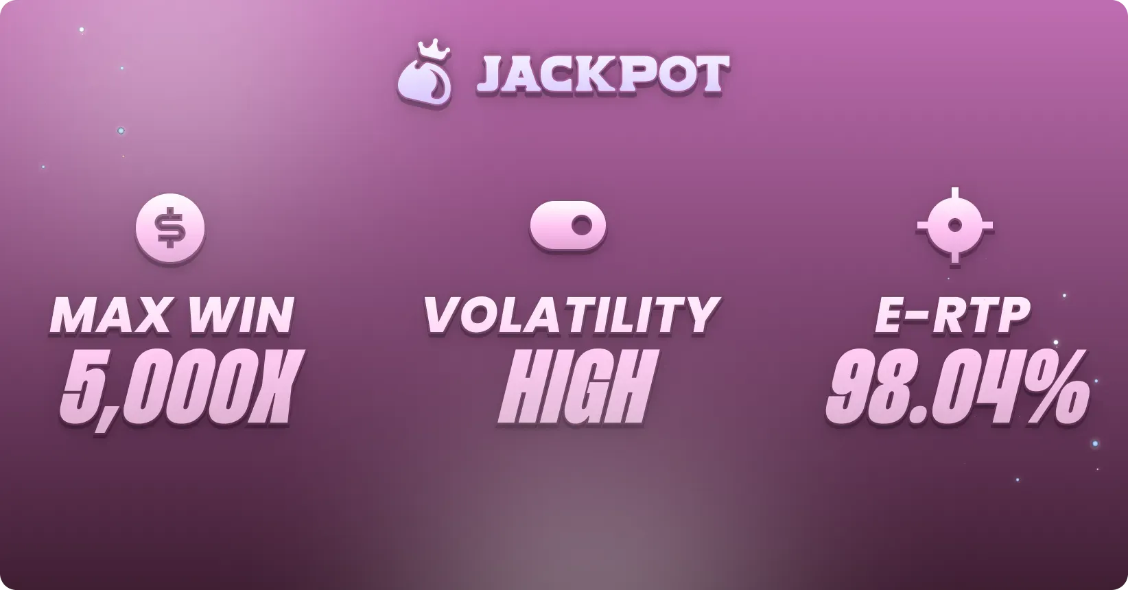 Game volatility, max win RTP