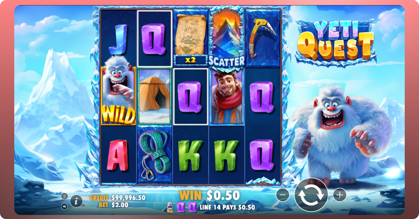 Yeti Quest key features