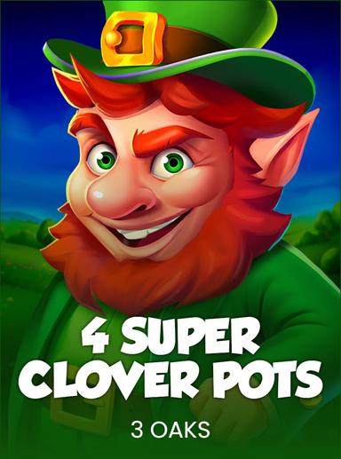 4 Super Clover Pots