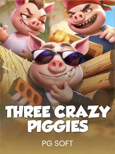 Three Crazy Piggies